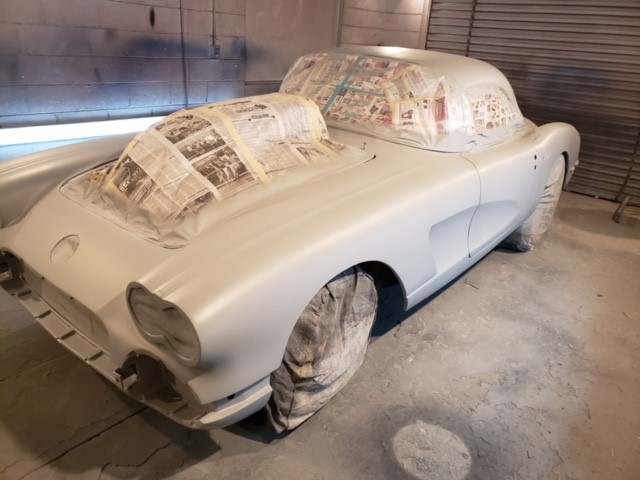 corvette finished with primer